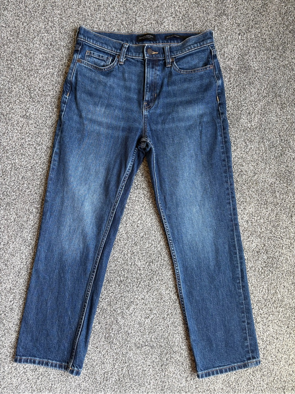 Banana Republic Premium Denim High Rise Straight Leg Jeans Women’s Size 28